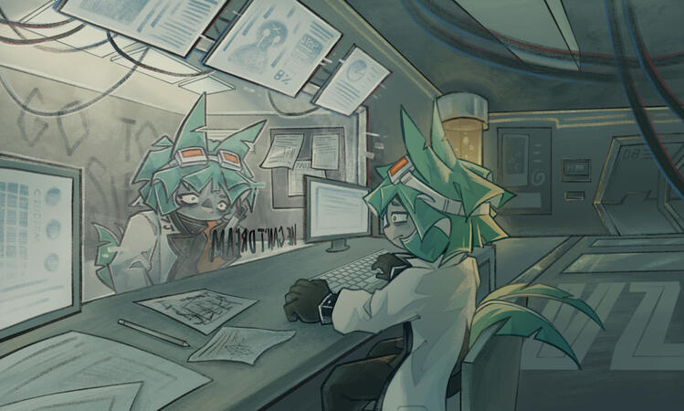 Simple Shading, Complex BG